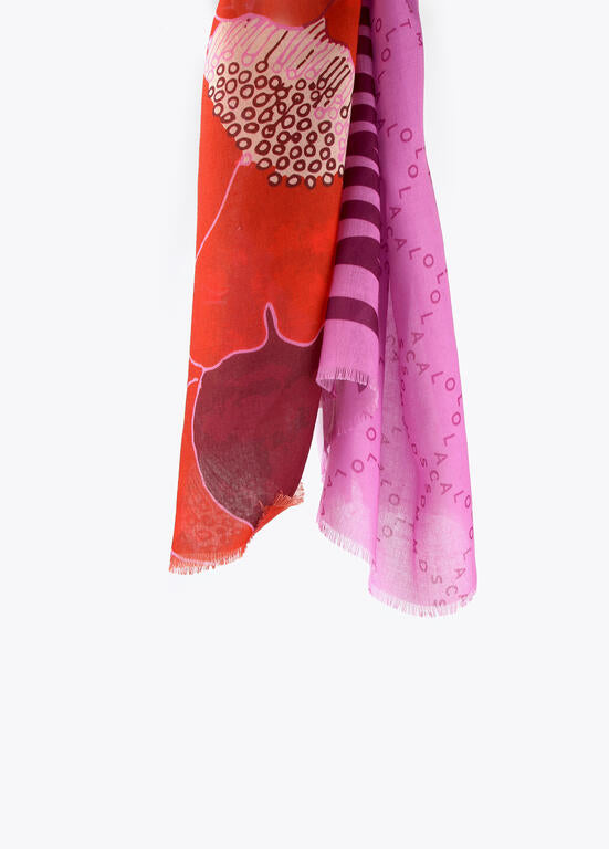 Foulard combinado monograma Lola Casademunt