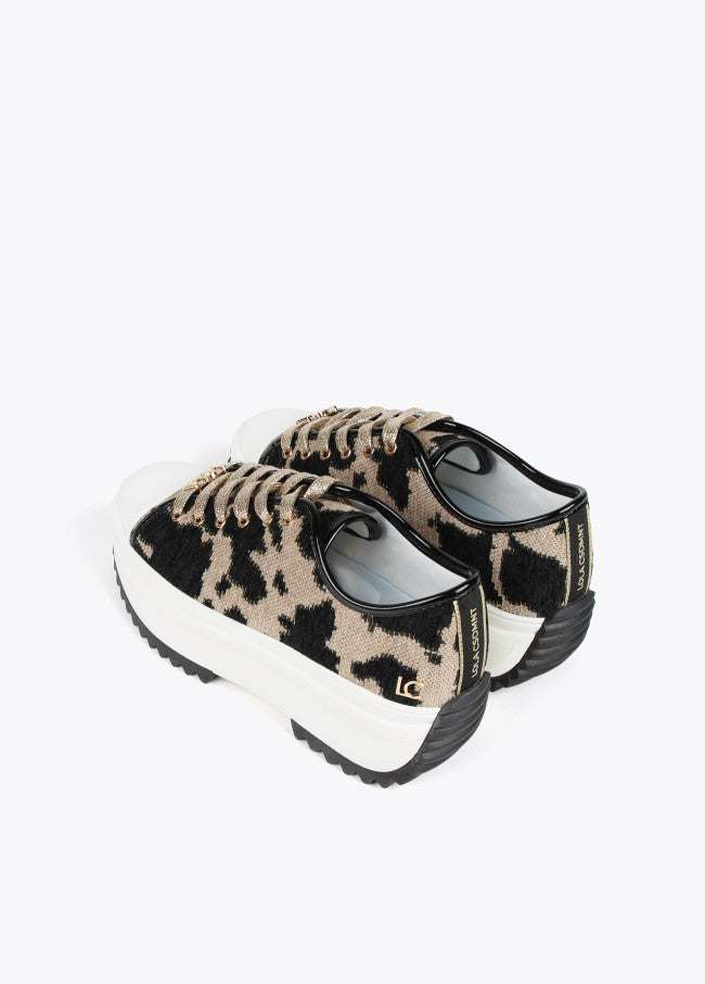 Deportivas tejido animal print Lola Casademunt